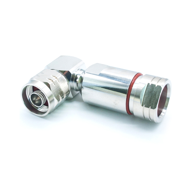 N Male R/A Straight Connector for 1/2” Feeder Cable(NMW-1-2)