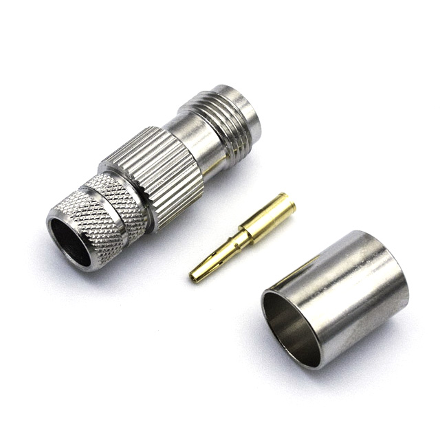 TNC Female Straight Connector for LMR400 Cable Crimp type(TNC-C-K400)