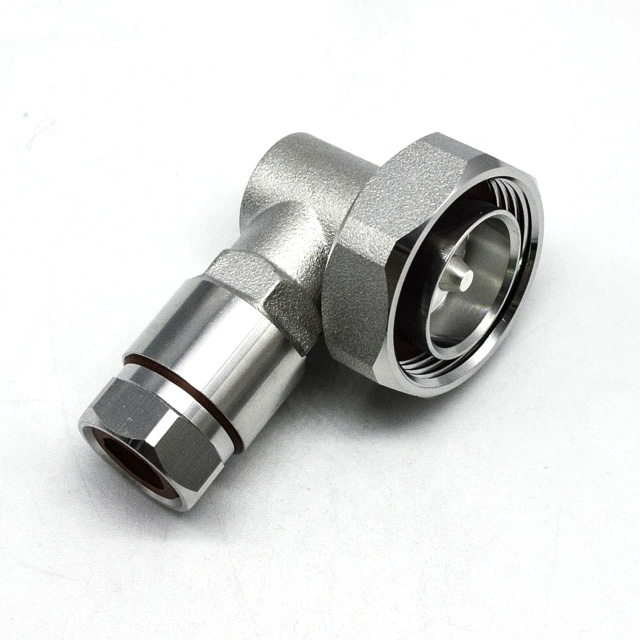 7/16 DIN Male Right Angle ​Connector Clamp for 1/2” Superflex Cable(7/16-JW1/2S-7)