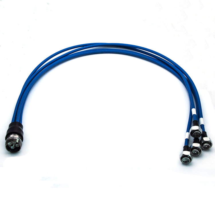 1/4”Superflex Jumper Cable,MQ4 Jack To 4.3-10 male,1m for PIM3 Test