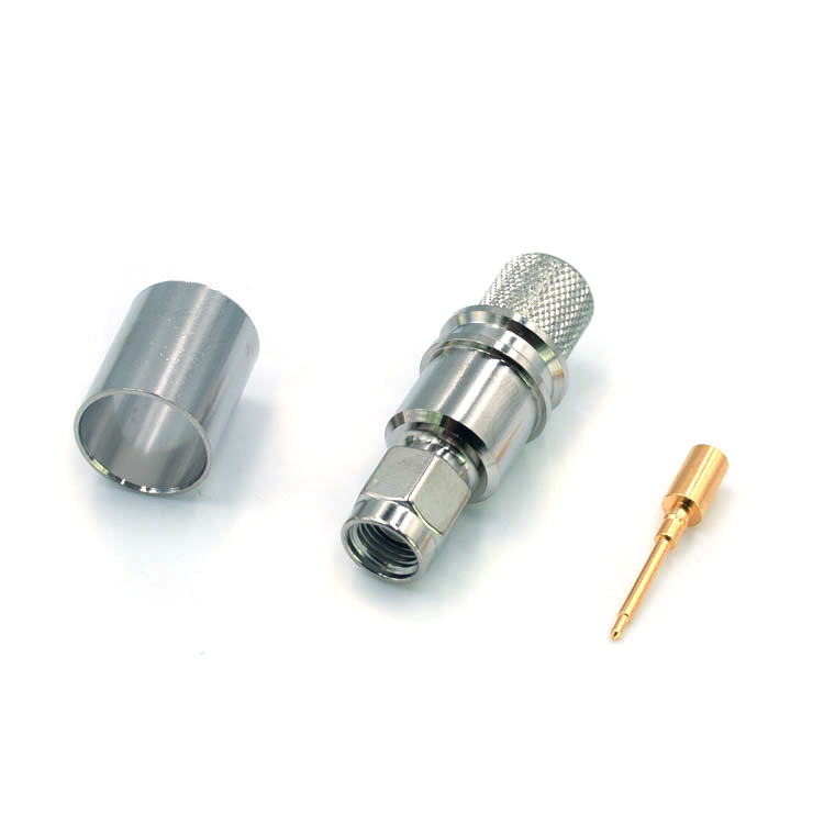 SMA male connector for RG214  (SMA-C-J214)