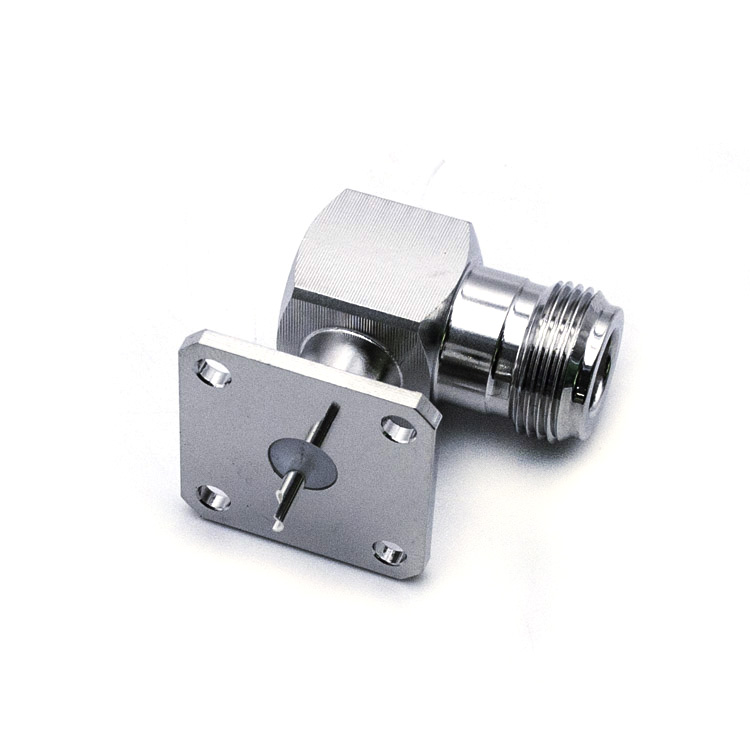 N Female Right Angle Connector Flange  (N-KWFD-3)