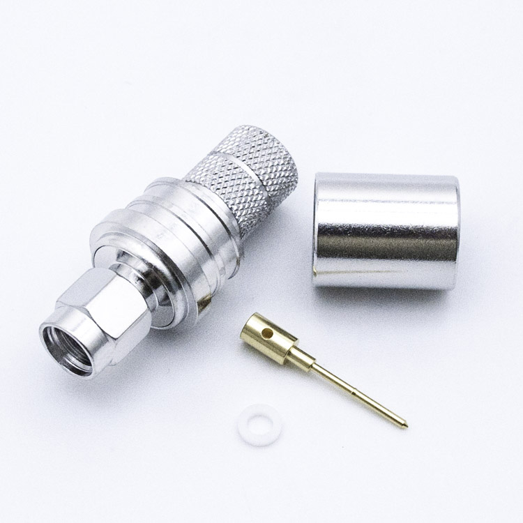 SMA MALE CRIMP CONNECTOR FOR LMR400 CABLE  (SMA-C-J400-1)