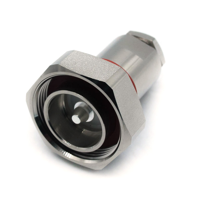 7/16 DIN Male Straight Connector for LMR400 Cable Clamp  (7/16-JLMR400-1)