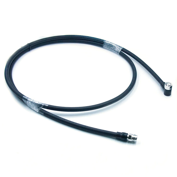 1/2" Superflex Jumper, 4.3/10 Male Right Angle to 4.3/10 Female connector,L(m)  (4.3-10-H-JW1-2S-3-4.3-10-H-K1-2S--Lm)