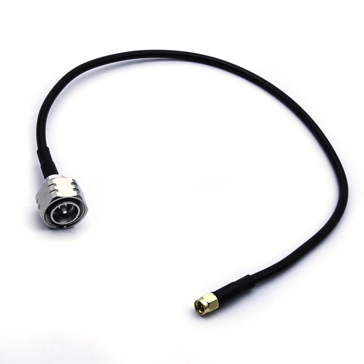 RG58 Jumper Cable, 4.3/10 Male straight to SMA Male,L(m)  (N-C-J58-1-TNC-C-JW58-2-1m)