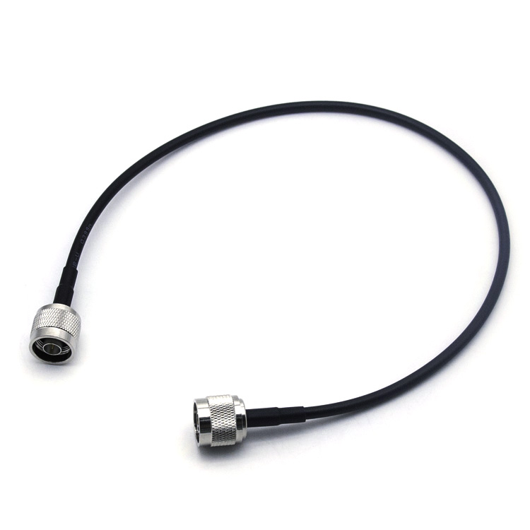 RG58 Jumper, N Male straight to N Male straight Connector  N-C-J5-1/N-C-J5-1-L(m)
