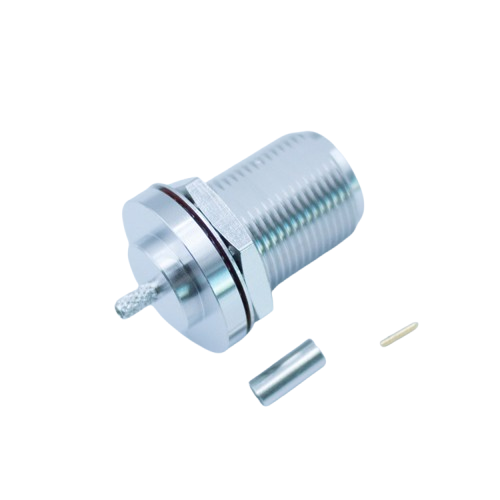 N Female Bulkhead Crimp type Connector for RG316 Cable(N-C-KY316-9)