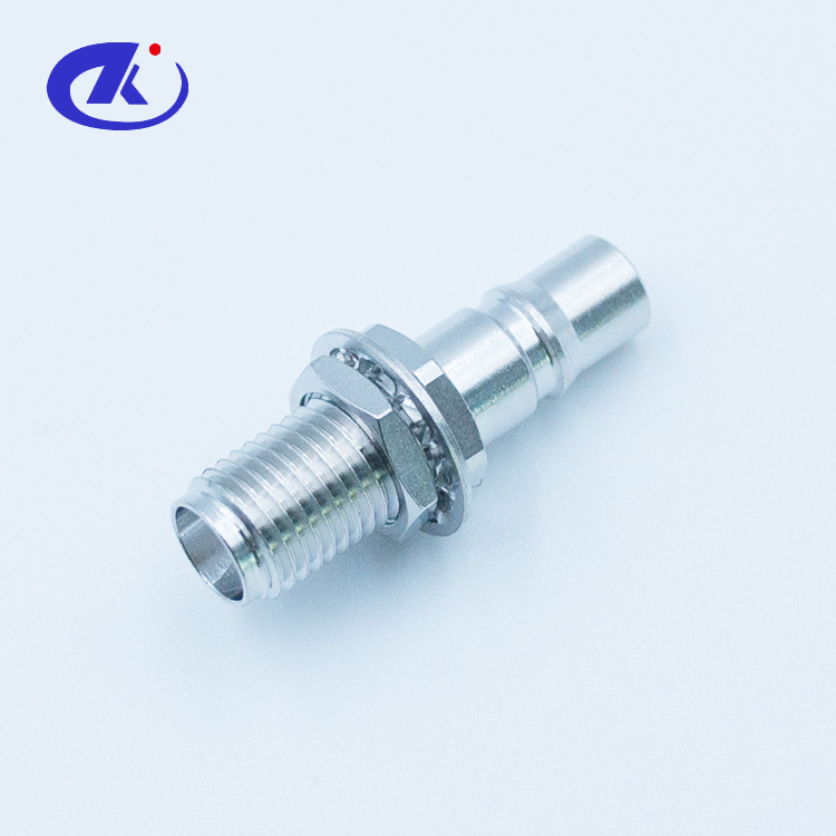 SMA Female to QMA Female Bulkhead Type Adaptor(SMA/QMA-KKY)