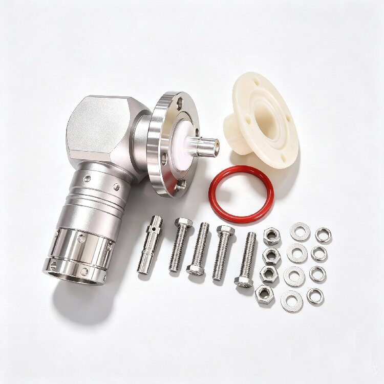 IF70 Male R/A 4 Holes Flange Type 1-1/8'' EIA 4holes Panel Mount(IF70-JW1-1/8(AIR))