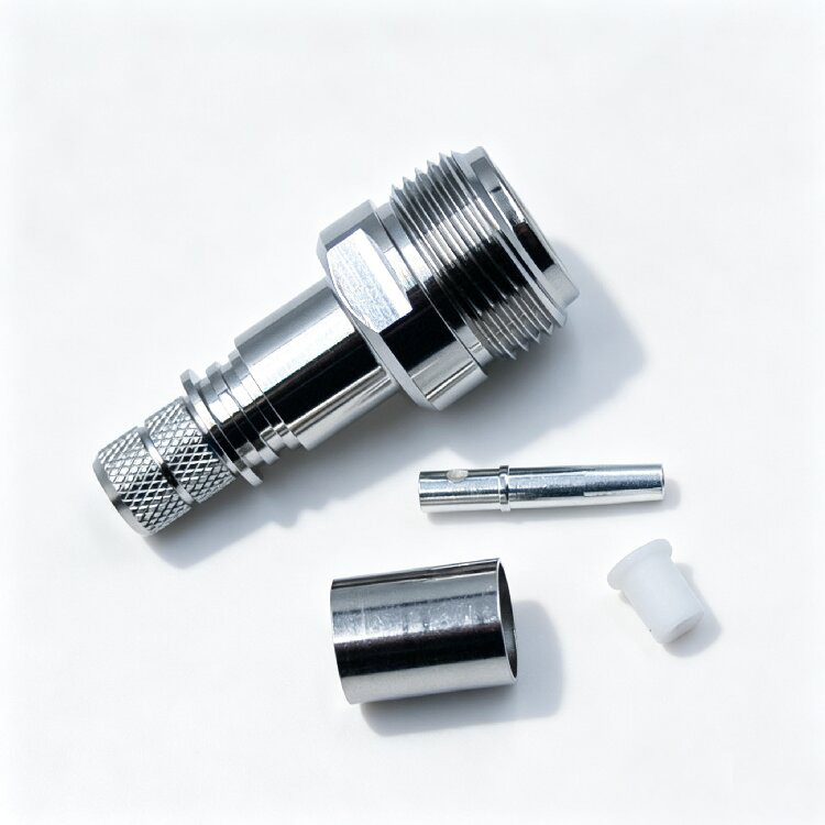 N Female Connector for 5D-FB Cable Crimp Type (N-C-K5D-13)