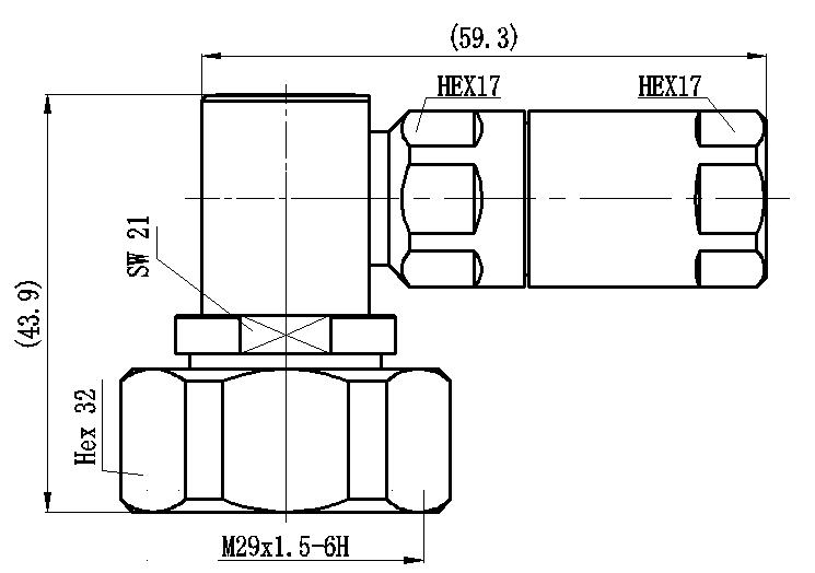 DIN Male Right Angle Connector for 1-4SF Clamp type(7-16-JW1-4S-5).jpg